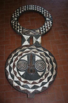 Maschera africana grande originale